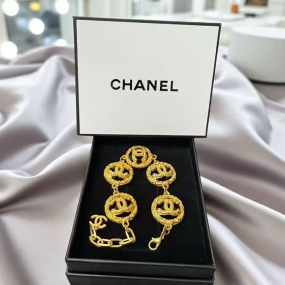 CC Medallion black/gold bracelet with box - Picture 3 of 5